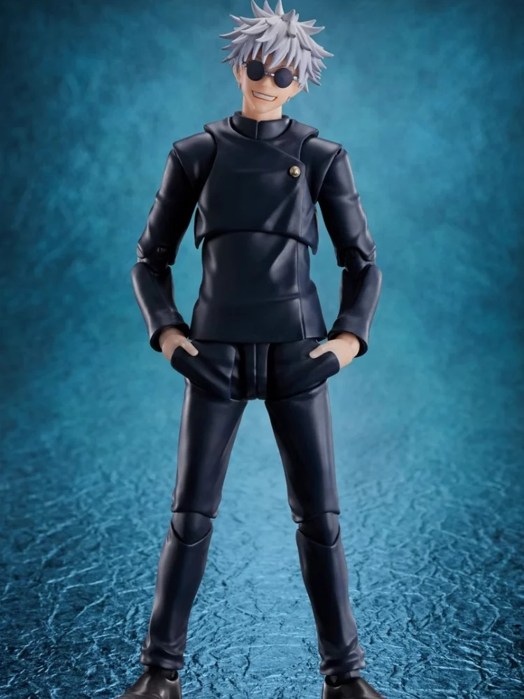 

In Stock Genuine Bandai Shf Spell Battle Gojo Gojo High School Uniform Action Figures Model Decor Doll Model Birthday Gift