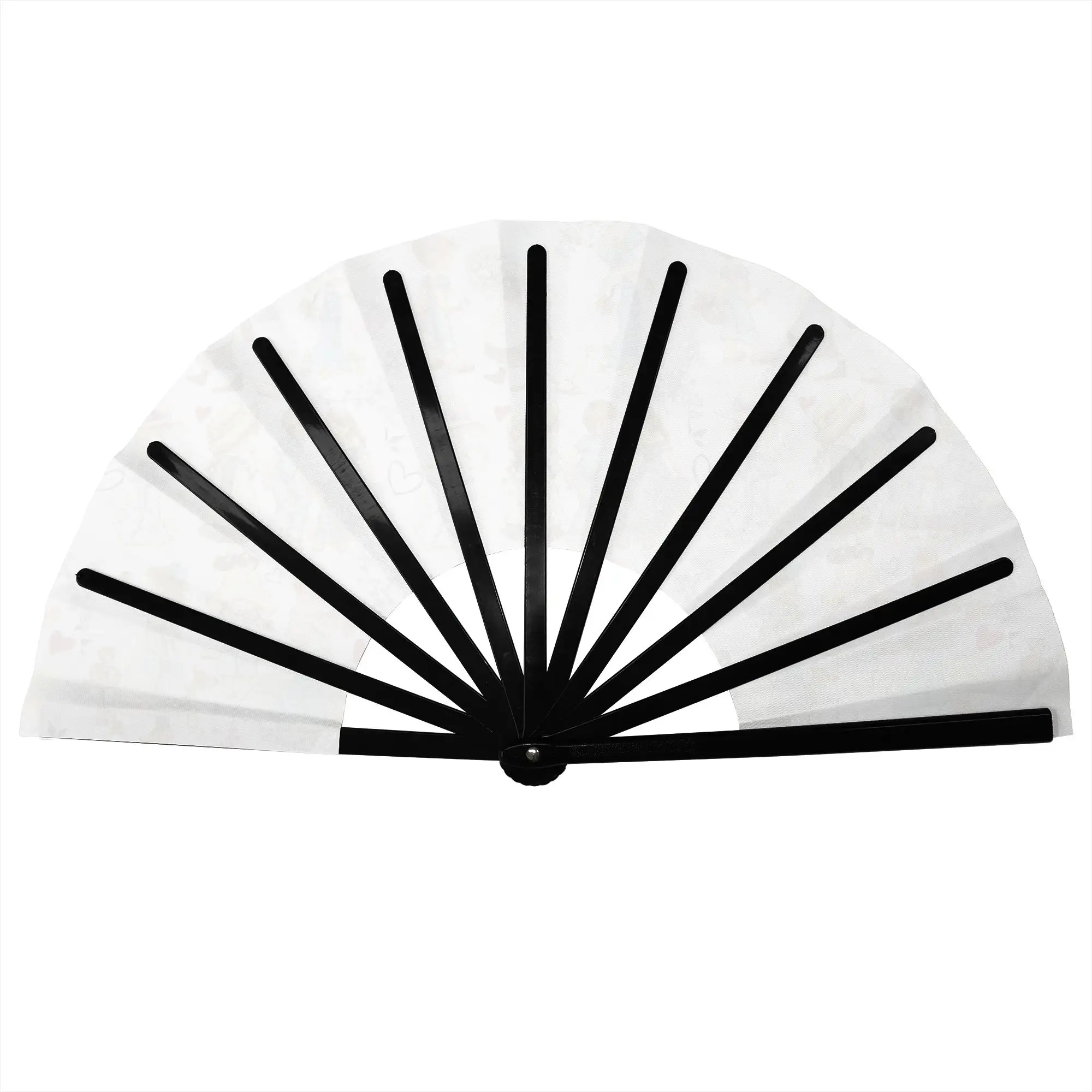 S-Sarah Manga Kay   Portable Pocket Fan Camping Children's Painter Polyester Folding Fan Chinese Dance Handheld Cooling Fans