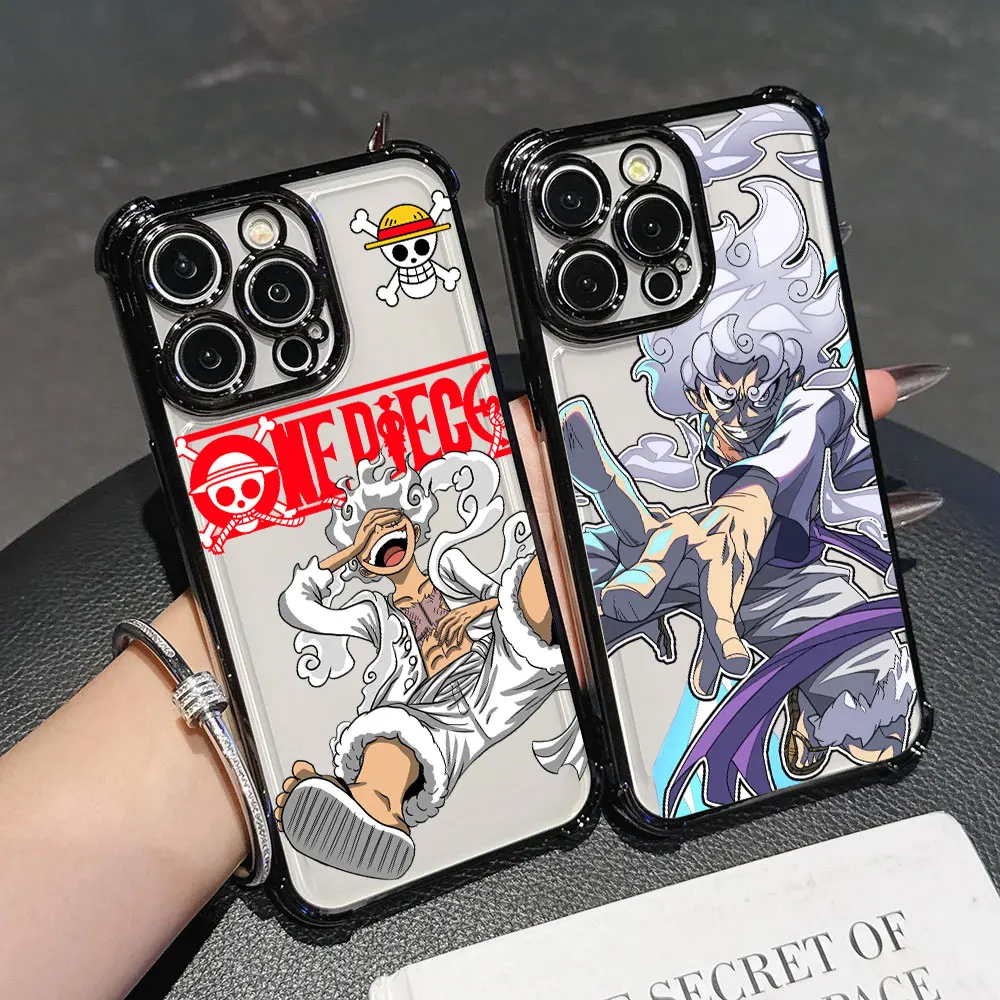 Cool Sun God NikaS LuffyS Plating Phone Case For Samsung S26 S25 S24 S23 S22 S21 S20 FE Note20 Edge Plus Ultra 4G 5G Anti Fall