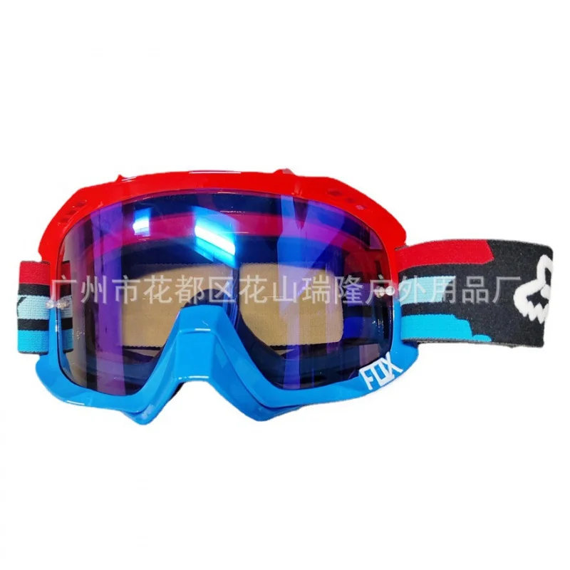 -Border in Stock Direct SupplyFOXScrambling Motorcycle Goggles Goggles Carding Retro Ski Goggles Riding Goggles