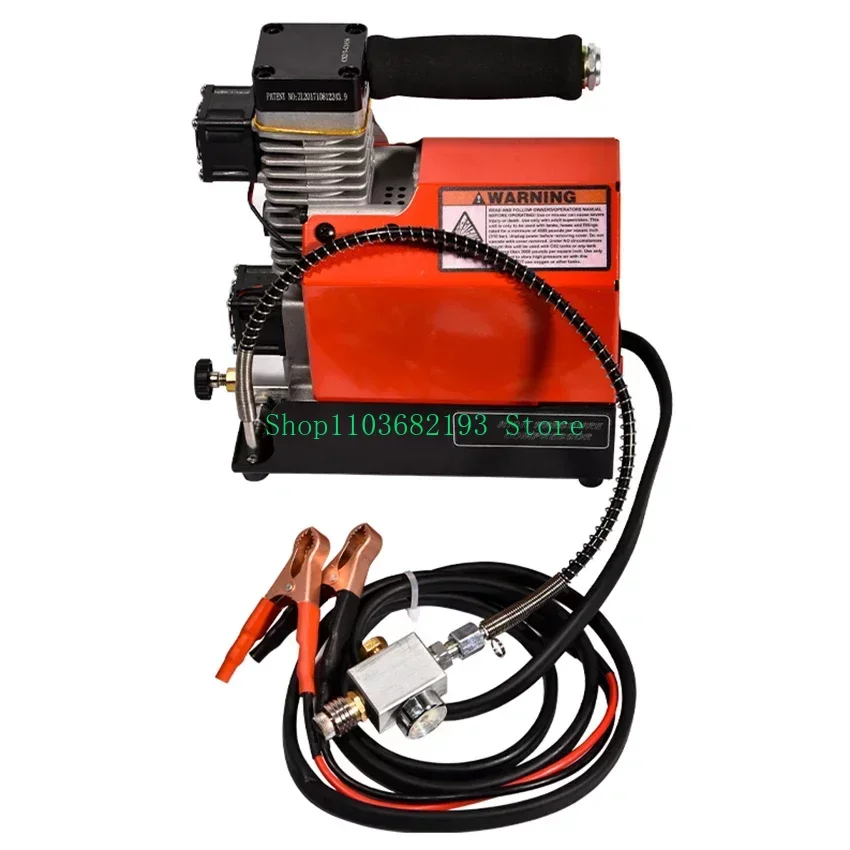 GX-CS2 30Mpa 300Bar 4500Psi 12V PCP Air Compressor 12V Portable High Pressure Pump for Diving Scuba Tank Car Pump Output 12L/min