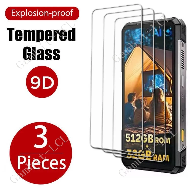 3 قطعة 9H HD واقية الزجاج المقسى ل Ulefone درع 34 برو 6.95 "Armor34Pro Armor34 34Pro واقي للشاشة غطاء الفيلم