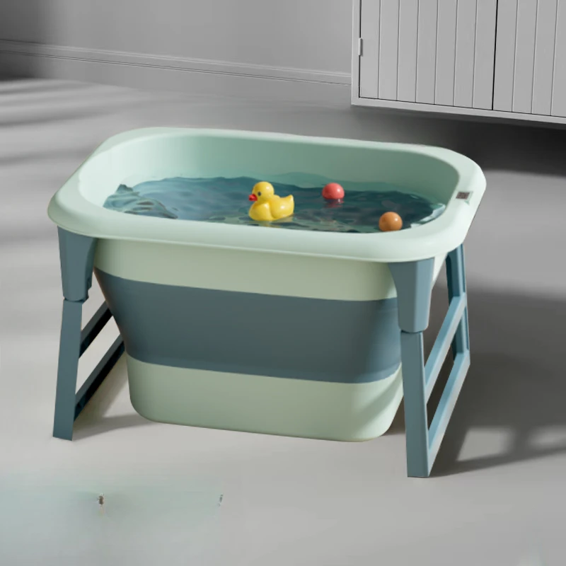 Comfortable Foot Bath Folding Cubeteras Body Wash Tub Bucket Water Large Container Swimming Fomentation Machine Bathtub Portable