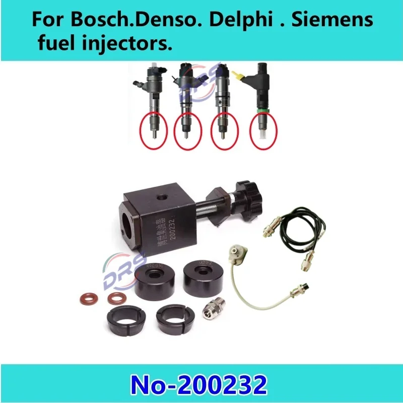 Mini Common Rail Injector Nozzle fuel Collector Set for Bosch Fuel Injector Matching Common Rail Test Bench