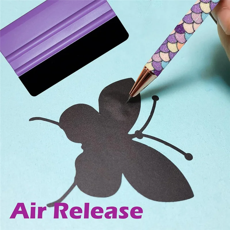 A57M-잡초 펜 도구 세트, 필수 접착 비닐 키트, 에어 실루엣 액세서리용 정밀 핀 펜 도구, 청록색