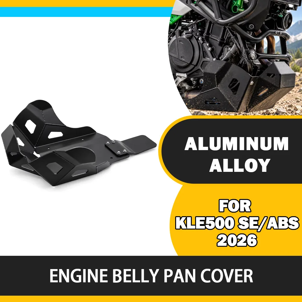 For Kawasaki KLE500 KLE 500 SE ABS 2026-  NEW Motorcycle Skid Plate Engine Protector Guard Chassis Protection Cover Accessories
