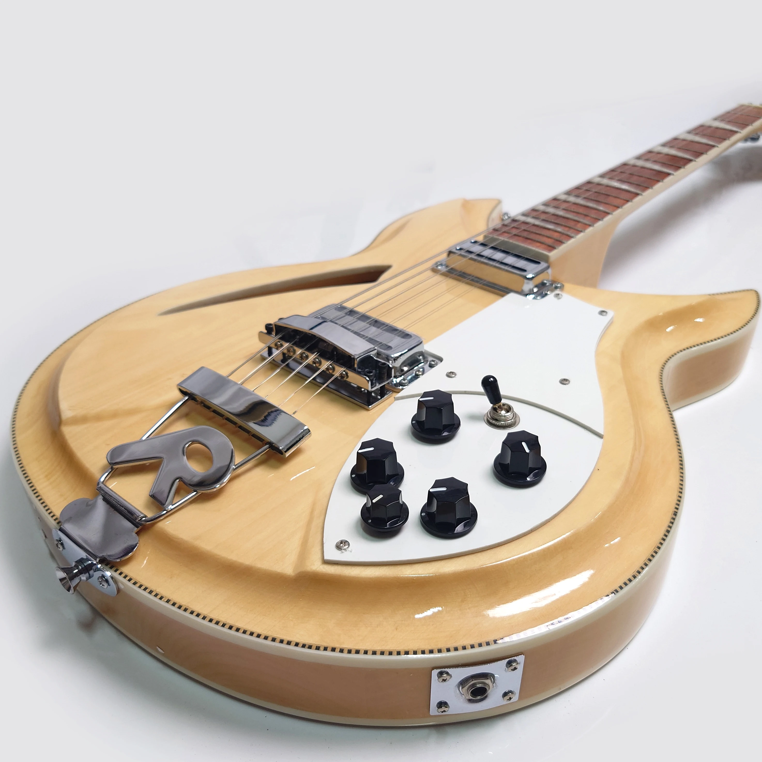 Semi Hollow Body Electric Guitar 360 Semi-Acoustic Electric Guitar 6/12 String Toaster Pickups R Bridge Premium Design view 2