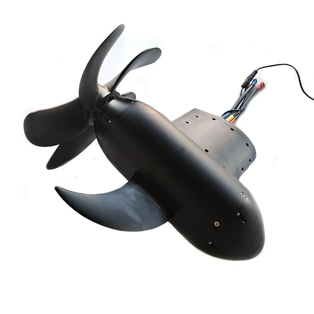 Maytech 198kg Thrust MTED120 Pod Thruster Motor Torpedo with Propeller 12.5KW Pod Drive for Electric Boat Vessels
