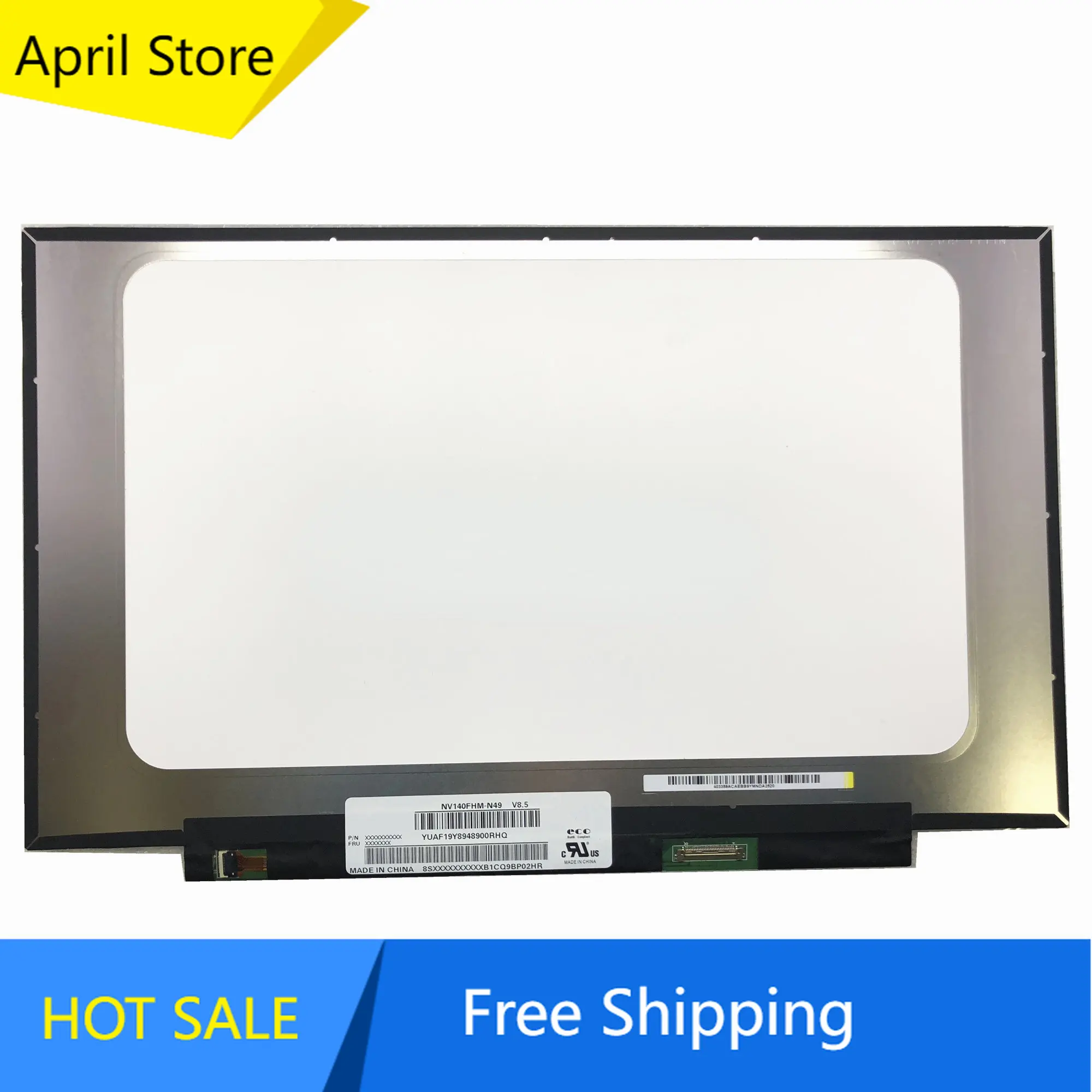 

NV140FHM-N49 V8.5 fit NV140FHM-N48 NV140FHM-N62 14.0" IPS FHD LCD LED Panel Display 1080P EDP 30 PINS