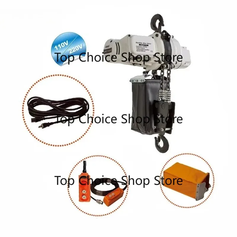 Ring chain electric hoist 110v or 220v lifting equipment electric wire machine manufacturing