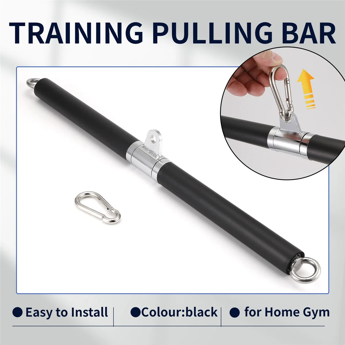 Abazj treinamento puxando barra acessórios puxar para baixo barra reta bíceps puxando barra para casa ginásio equipamentos de musculação