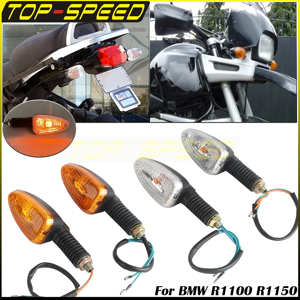 Motorcycle Turn Signals Front Rear Indicator Light Turn Signal Lamps For BMW R1100 GS R1100 R R1150 Adventure R1150 GS 1994-2007