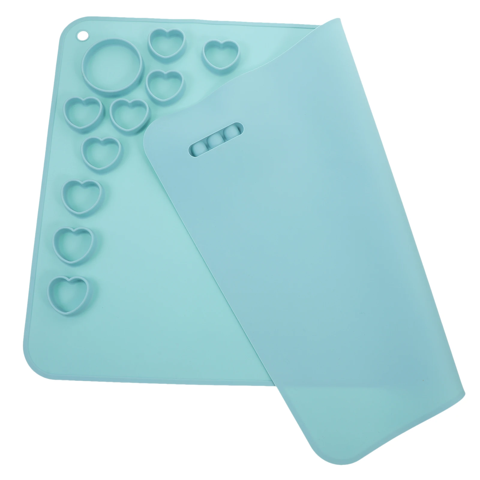 Craft Mat Silicone Drawing Painting for Desktop Sky-blue Silica Gel Diy Crafting Pad