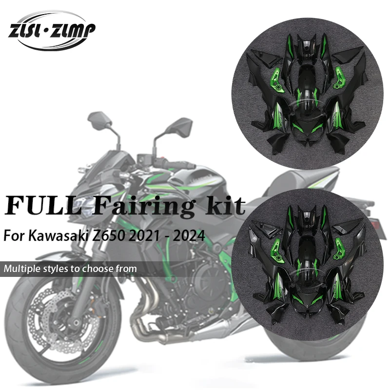 Motorcycle Injection Mold fairing kit fit Plastic for Kawasaki Z650 Z 650 z650 ER650 2021 2022 2023 2024 Bodywork Fairings kits
