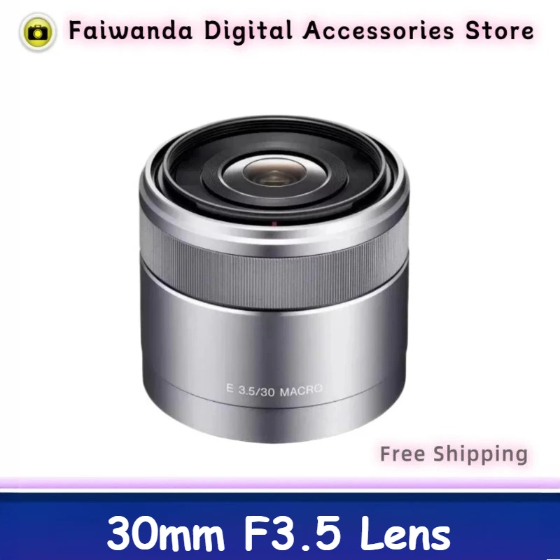 

95% новый оригинальный макрообъектив 30mm f/3.5 с креплением E-Mount (SEL30M35) для камер Sony