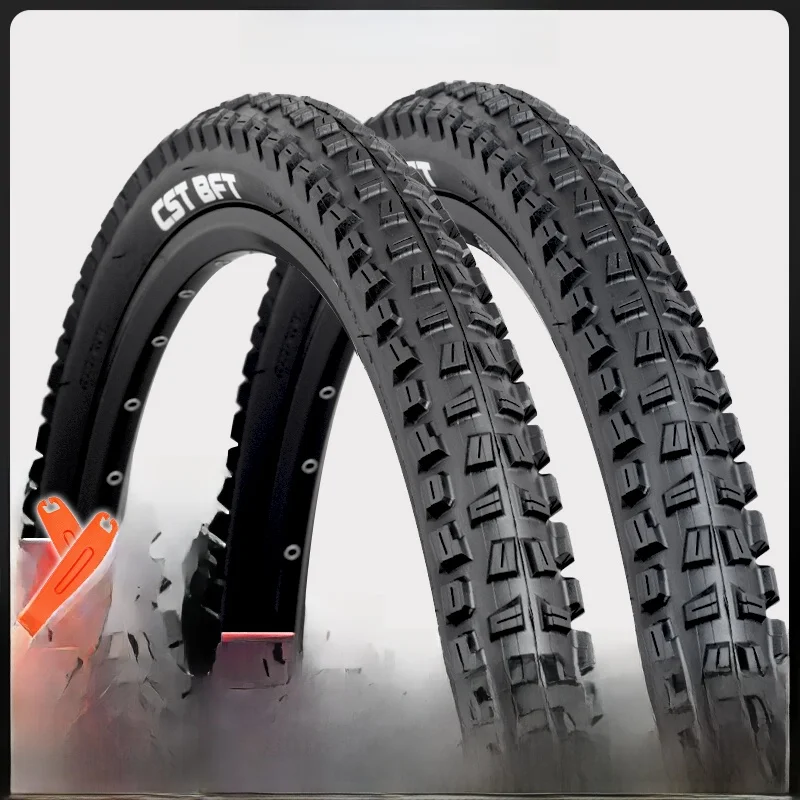 

CST Mountain Bike Tires 26 275 Inch 225 24 Bicycle Inner And Outer Tires Off-Road Deceleration Large Particle Tread