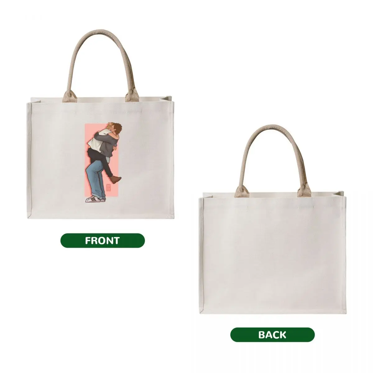 Jomie- Joseph Quinn & Jamie Campbell Bower Tote Bag Women's handbag Gift bags bags woman 2025