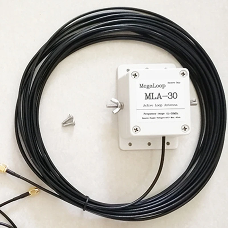 MLA30+ MLA-30 MLA30 Plus Active Magnetic Loop Antenna HA SDR Short Medium Wave Radio Antenna Low Noise 500Khz-30Mhz