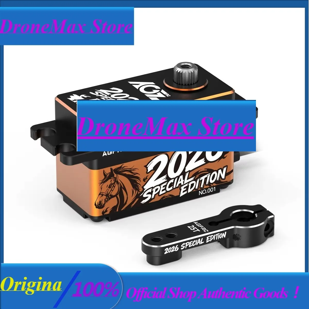 DroMaAGFRC A50BHL Special Edition 19KG Programmable Low Profile Brushless Servo For RC Drifting