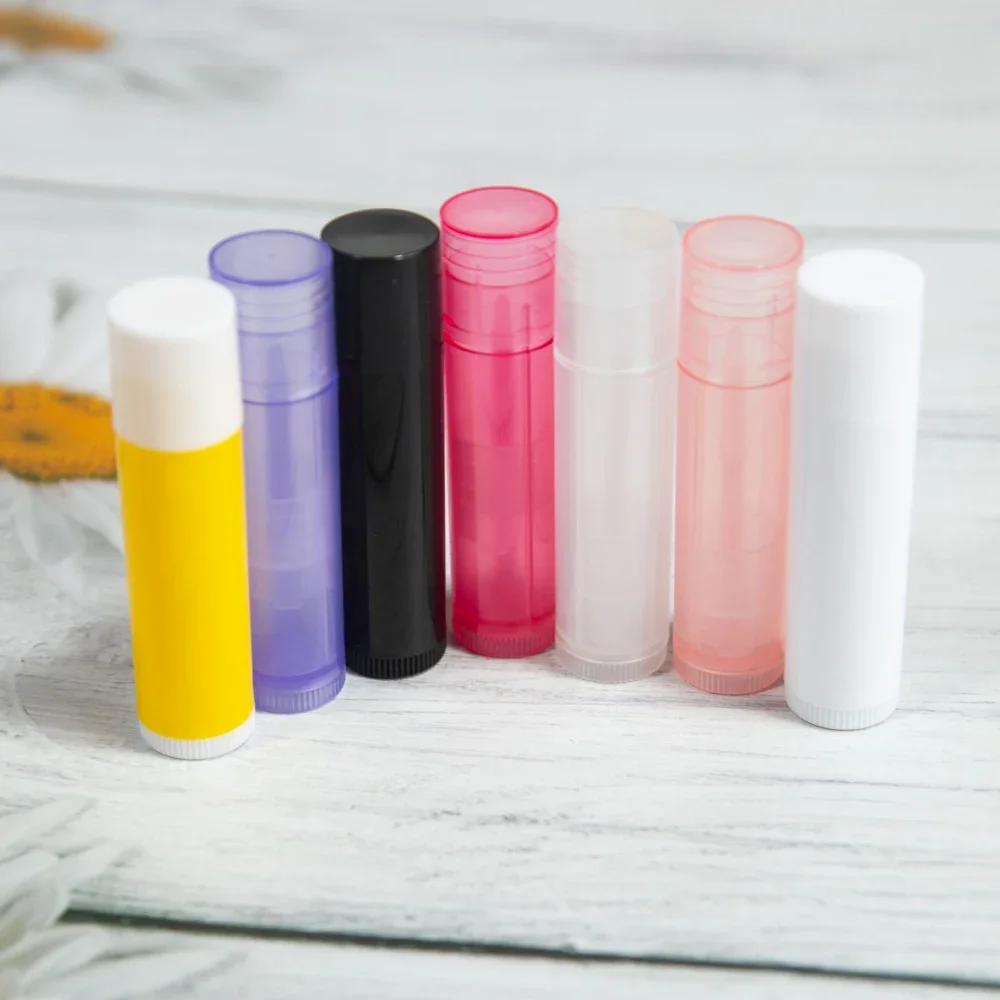 Refillable Lipstick Tube Lip Balm Containers 5g 5ml 10 Pcs/lot