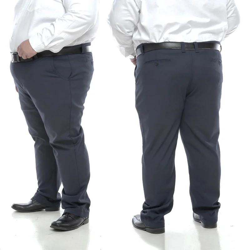 Mens Plus Size Formal Pants for Work Plus Size 48 50 52 Men Formal Suit Pants Business Casual Long Trousers