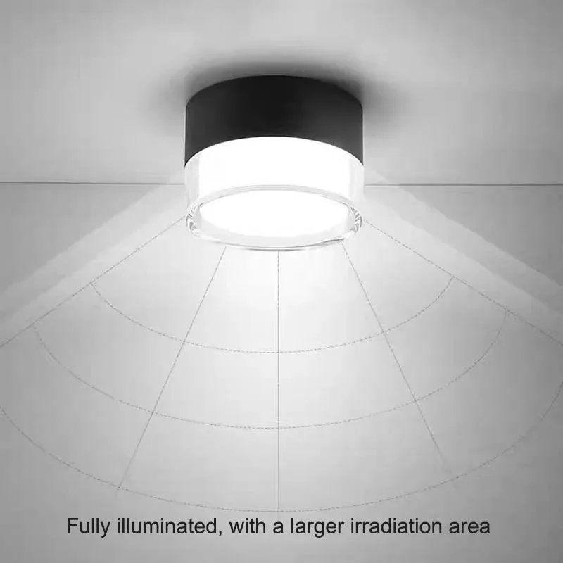 New LED Downlight Dimmable Ceiling Light 5W 7W 9W 12W 15W18W Nordic Surface Mounted Surrounding Luminous   Spotlight