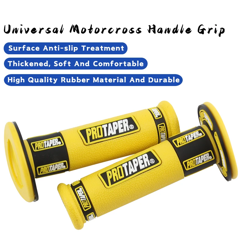 Universal Moto Handlebar 22MM Scooter Grips Soft Rubber Bar Parts Motorbike Handle Bar For Protaper Grip Motorcycle Accessories