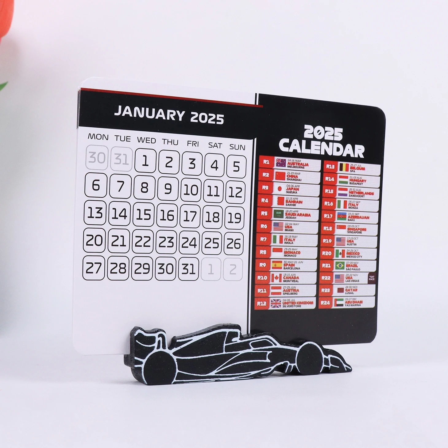 2025 Personalised F1 Racing CalendarFormula 1 2025 Calendar2025 Season With This Minimalist Calendar And Race Schedule