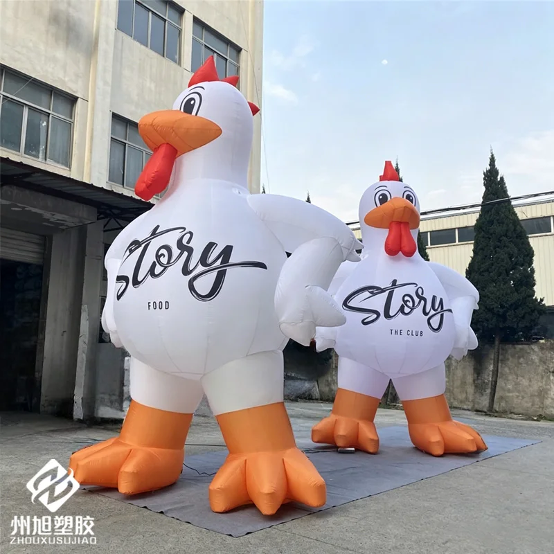 

Inflatable rooster, inflatable animal cute chicken, outdoor festival decoration, party farm decoration