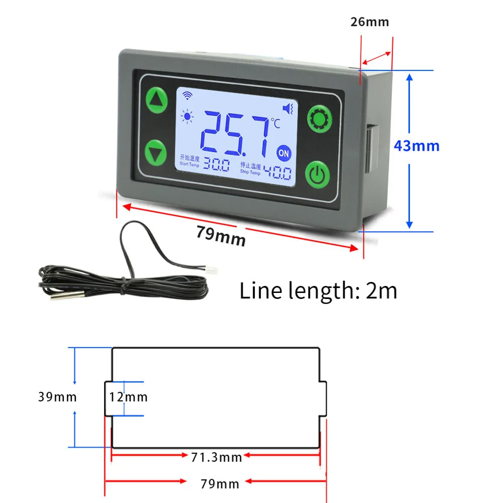 1 adet XY-SA30/SA30-W WIFI uzaktan termostat yüksek hassasiyetli dijital sıcaklık kontrol cihazı modülü tek tıklama başlangıç ve durdurma