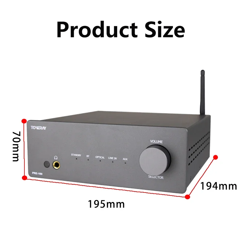 工場直販 デジタルBluetooth DAC プロフェッショナルプリアンプ 家庭用ポータブル音響機器/アンプ