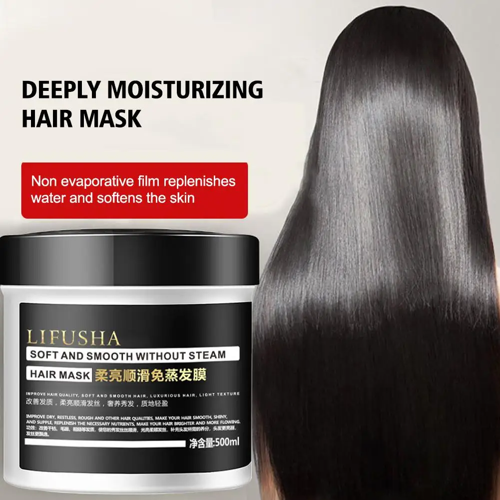 Collagen Hair Mask Keratin Treatment Straightening Repair Dry Frizzy Hair Deeply Moisturize Smoothing Soft Magic Hair Care Mask