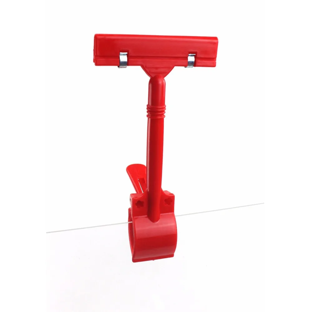 5 pezzi di cartello con clip per cartellino pubblicitario pop, porta etichette per cartellini, prezzo, morsetto per conversazione, promemoria, immagine