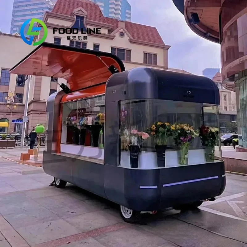 

Customized Fully Equipped Mobile Food Truck for Sale Ideal for Coffee Taco Hot Dog Street Vending