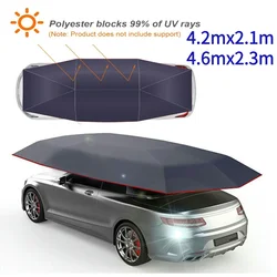 Car Sunshade Umbrella Waterproof Vehicle Canopy Protector Portable Automobile Protection Umbrella for Sunny Rainy Weather