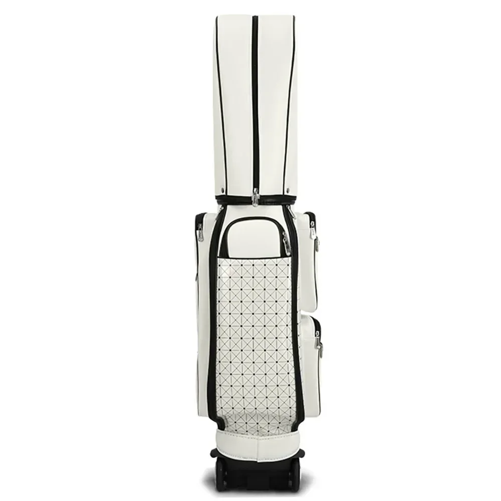 Pgm Retractable Golf Aviation Bag Women Professional Clubs Bag Durable High Capacity PU Waterproof Travel Package With Wheels