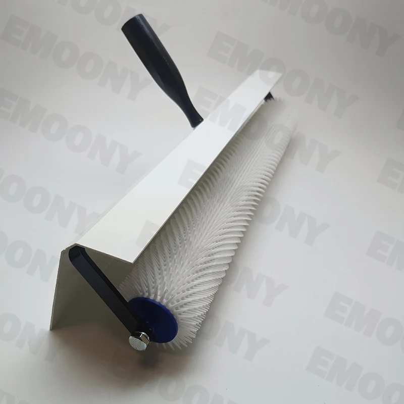 

20in with Baffle Epoxy Floor Construction Defoaming And Needle Punching Deflation Drum Brush Self-Leveling Cement Special Tool