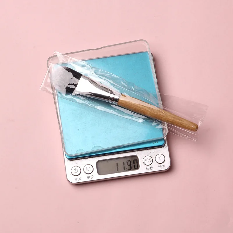 Pennello per ombretto Occhi sintetici Ombre Ombra Trucco Cosmetici Strumento di bellezza Applicatore Manico in bambù Pennello per maschera facciale Capelli in fibra