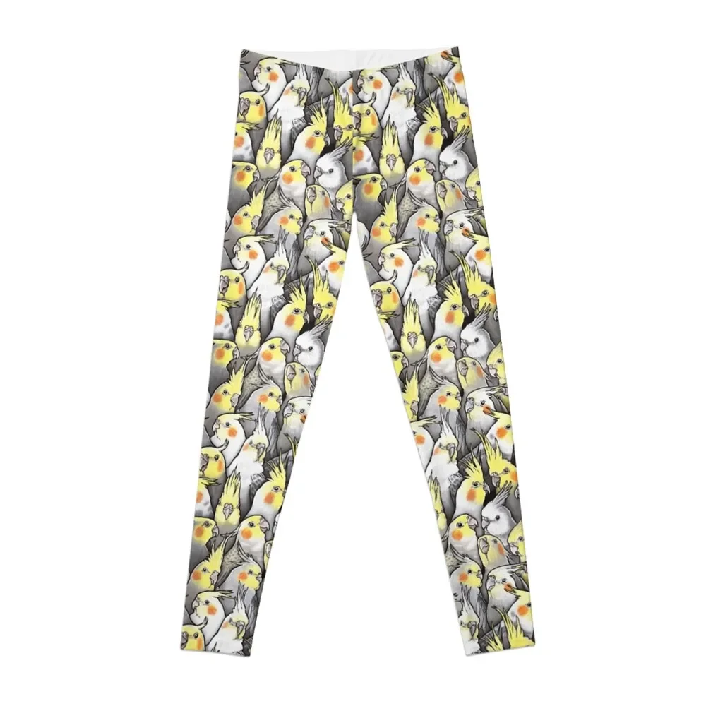 

Cockatiels Galore Leggings gym's sportswear legging pants raises butt fitness set gym Womens Leggings