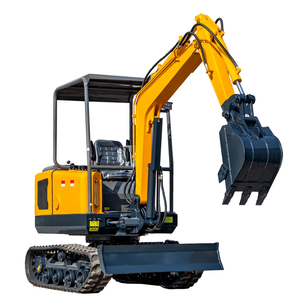 Mini Excavator 1.8T 2T Agricultural Small Digger Energy Saving Excavator Indoor Construction Diesel Engine China Factory Custom