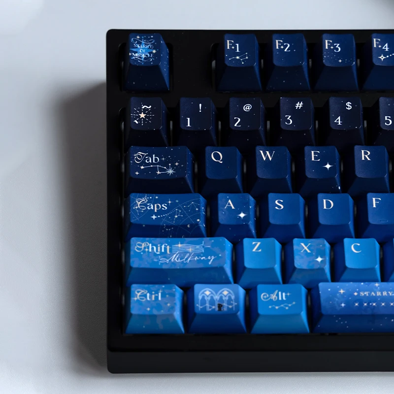 

Starry sky theme keycaps · Starry night corridor · Night Star tour · Dark blue gradual change original keycaps