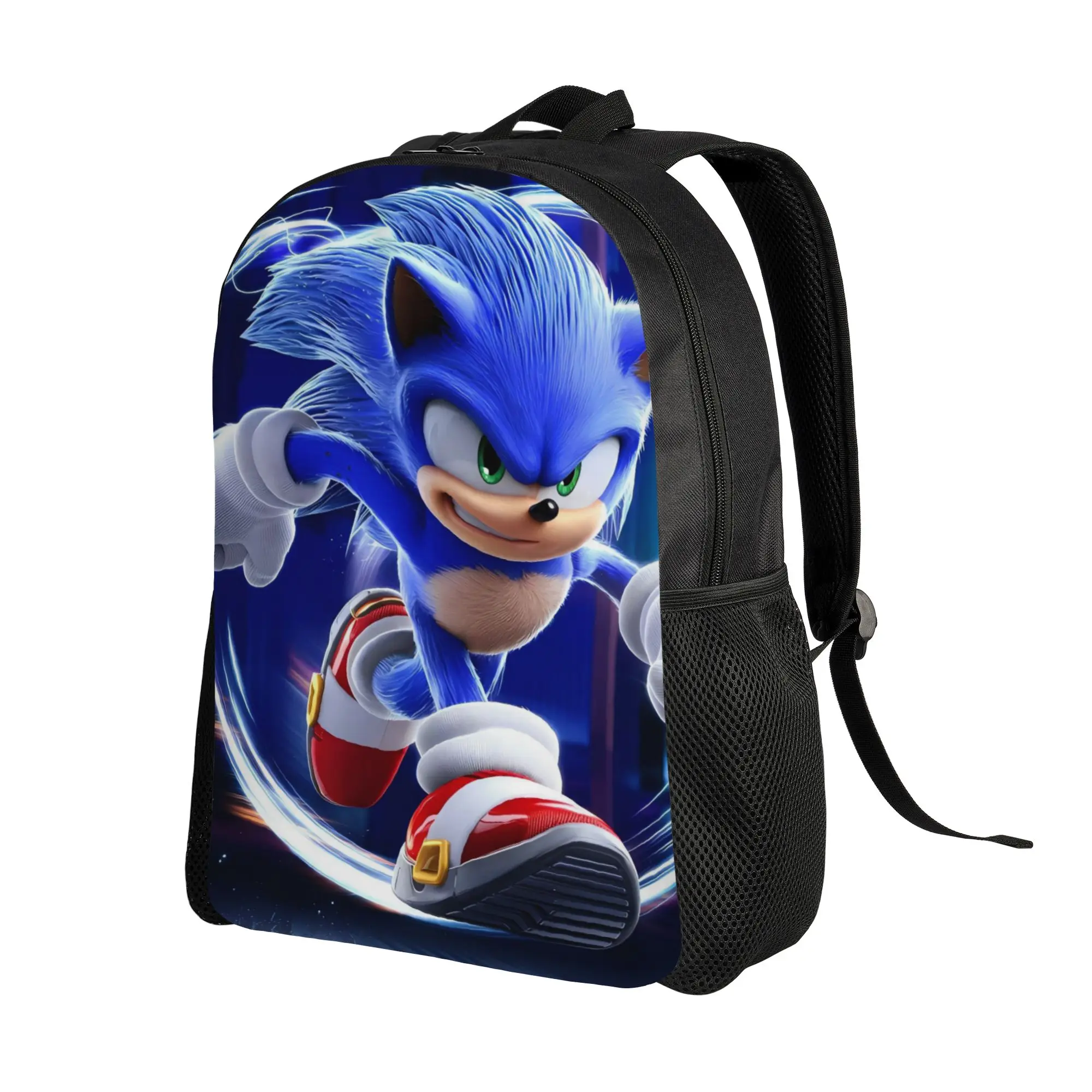 Sonices the H-Hedgehogs Backpack  Kawaii Backpacks Men College Big High School Bags Custom Rucksack