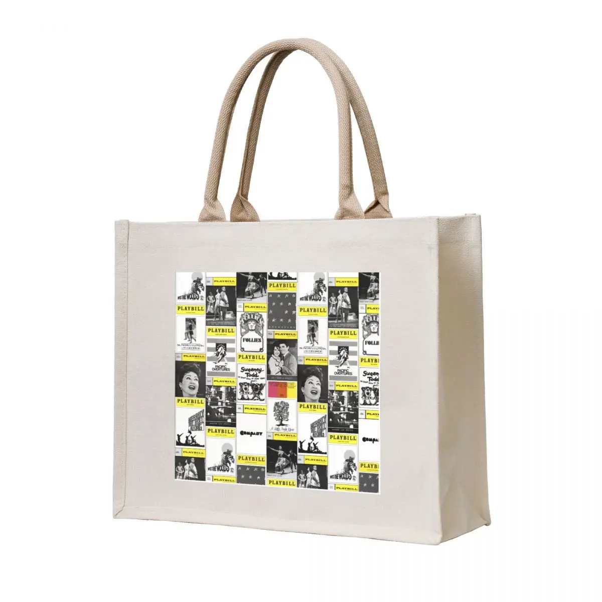

Musical Playbills Tote Bag shopping bags foldable personalized tote bag shopping cart bags shopping trolley bag