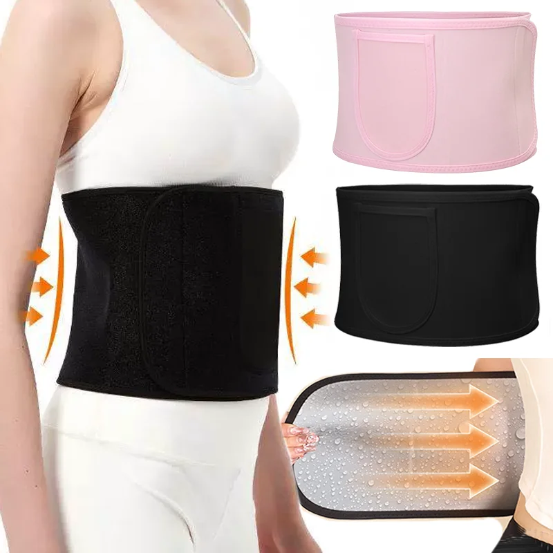 

Спортивный пояс для поддержки талии, прочный регулируемый пояс для защиты талии, дышащий гибкий пояс для похудения, потливость для похудения