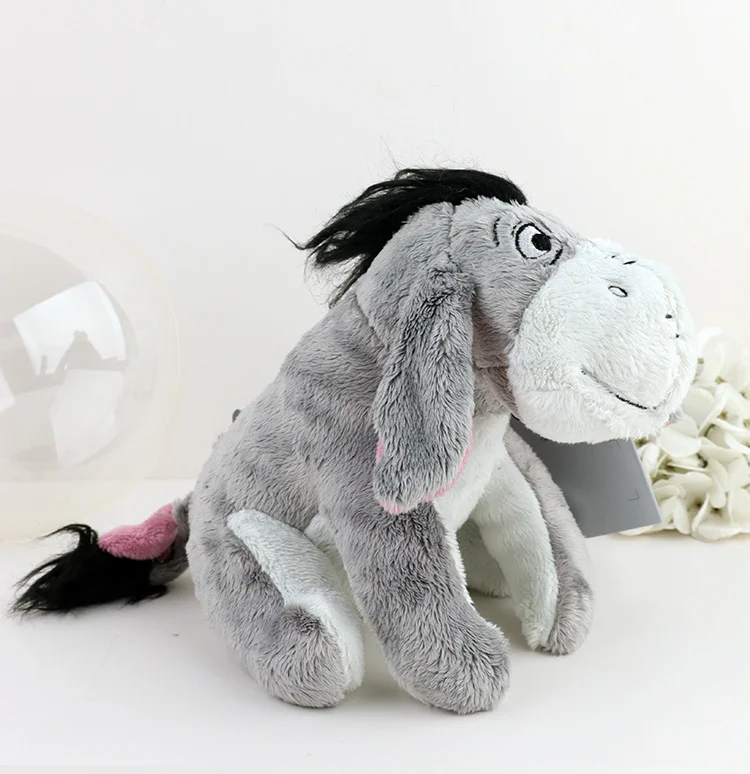 20cm Flauschiges Eeyore Winnie The Pooh Plüschtier Kleine Original Plüschpuppe Graue Stofftiere Chibi Anime Zimmerdekoration für Mädchen – Detail 2