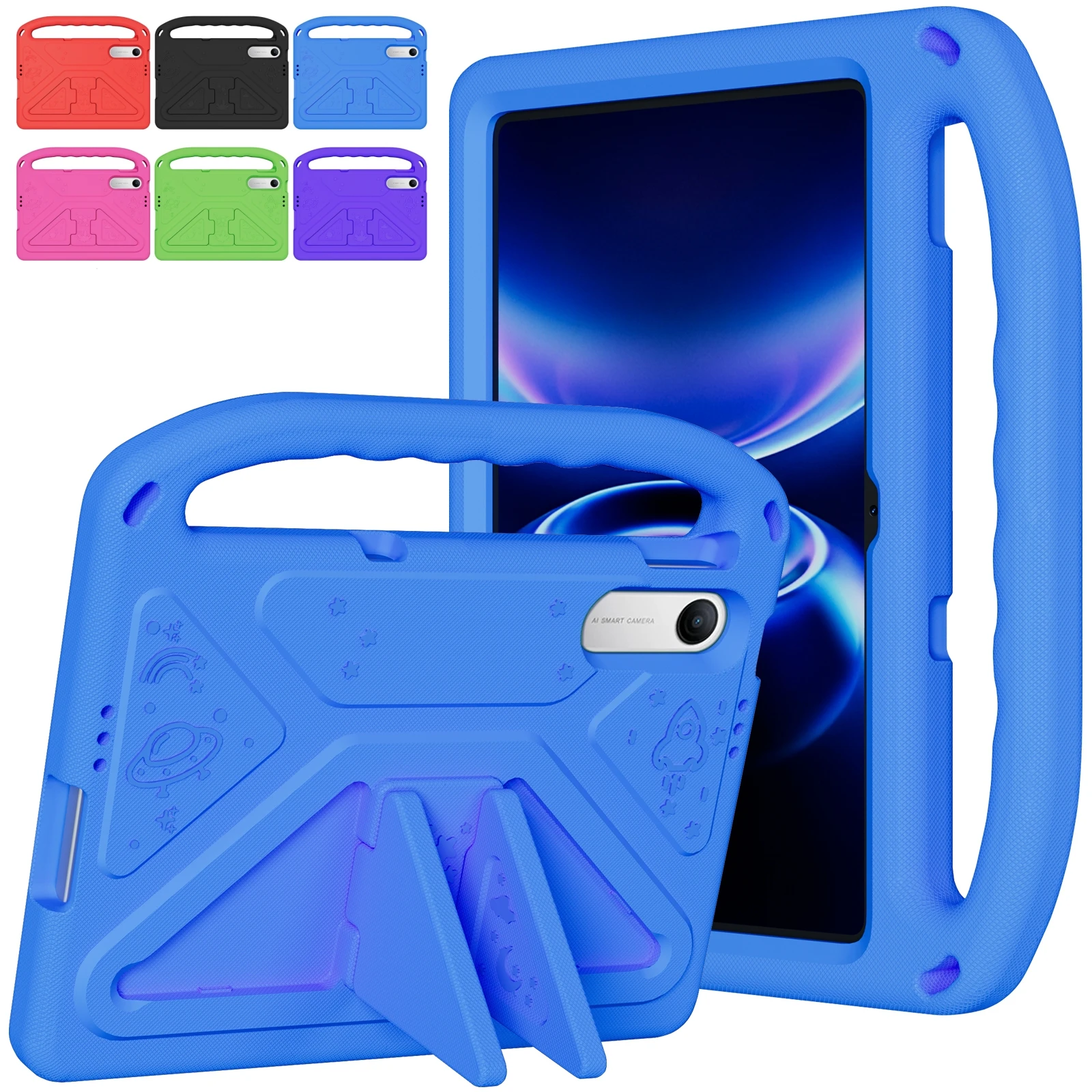 EVA Stand Case for Xiaomi Redmi Pad 2 SE 9.7 inch 2026 Poco Pad C1 Kids Handle Kickstand Tablet Cover for Redmi Pad 2 9.7