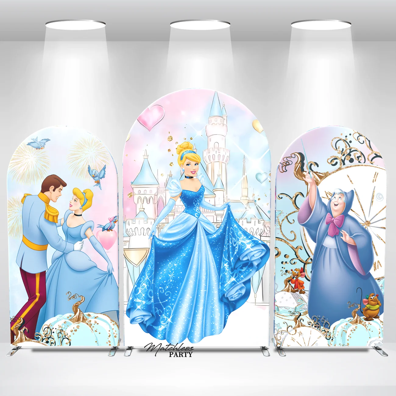 Chiara Cinderella Birthday Baby Shower Arch Backdrop Cloth Cover