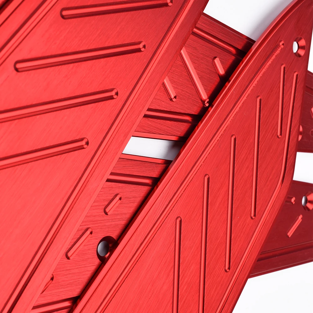 ليديشون-أطقم دواسة القدم للدراجات النارية ، مساند قدم خطوة للقدمين ، مسند للقدمين من الفولاذ المقاوم للصدأ لـ SYM cruiser isym300 #5