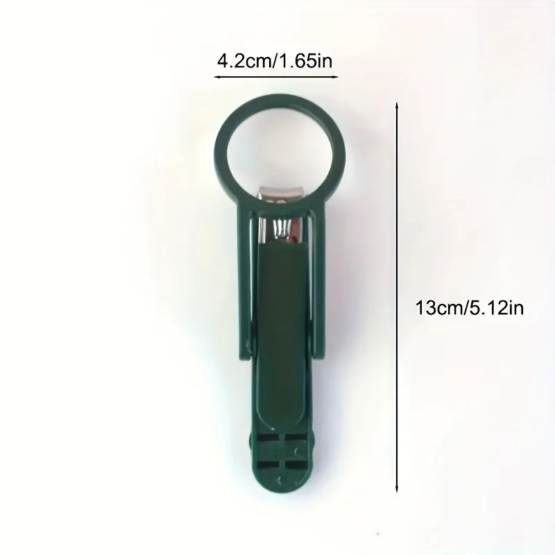 Powiększony obcinacz do paznokci ze stali nierdzewnej z wygodnym gumowym uchwytem dla osób starszych i wszystkich grup wiekowych, klasyczne narzędzie do przycinania paznokci
