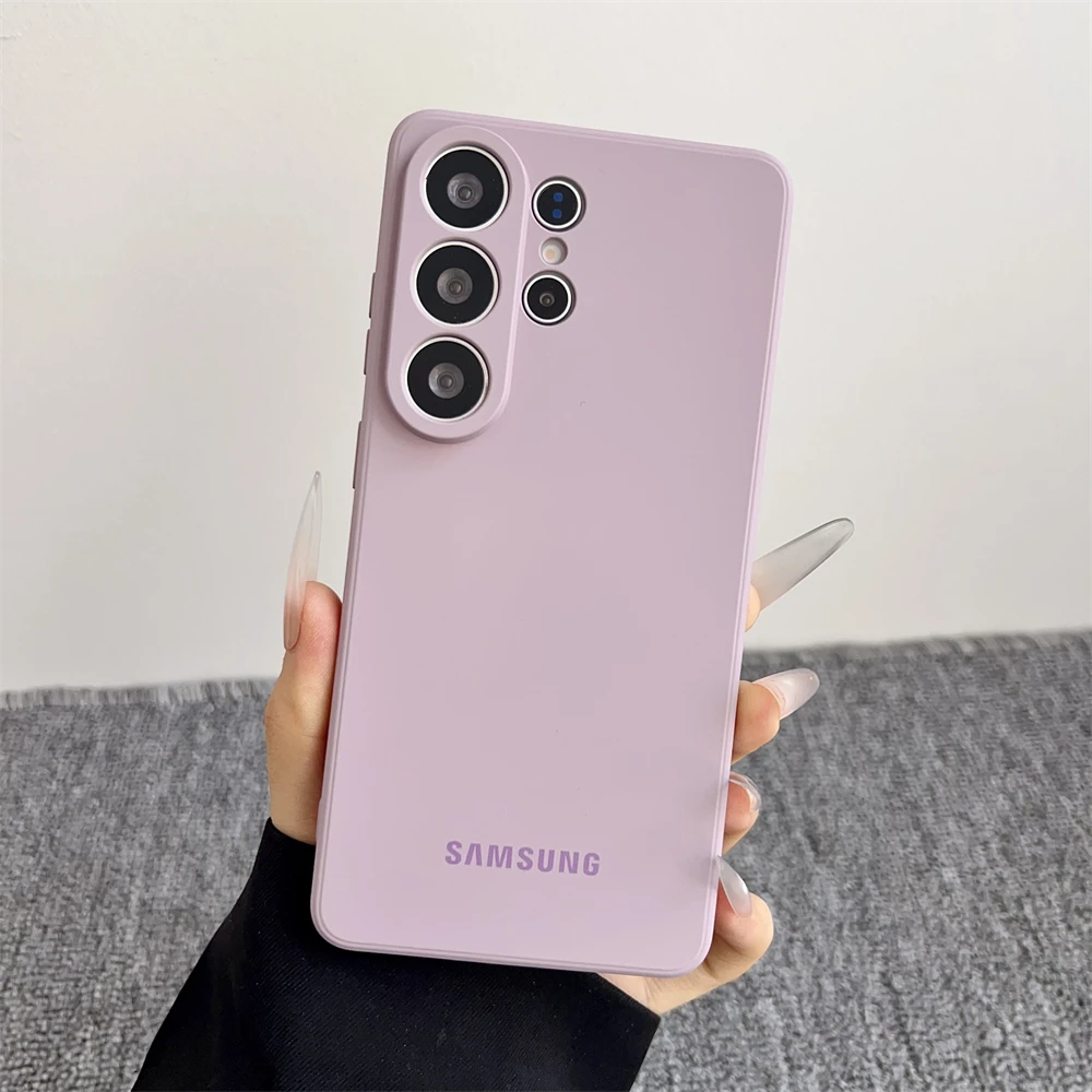 Stoßfeste, flüssige Silikon-Softhülle für Samsung Galaxy A51 A14 A15 A16 A17 A22 A23 A55 A56 A53 A72 A73 A26 A35 Offizielle matte Hülle – Detail 14